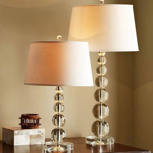 Wholesale American luxury crystal ball lamp IKEA living room bedroom