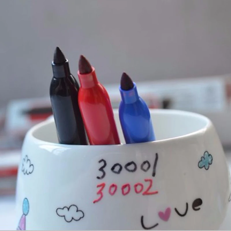1 шт. маркер Sharpie ручка масляная не выцветает водонепроницаемый Быстросохнущий художественный цветной маркер большой емкости