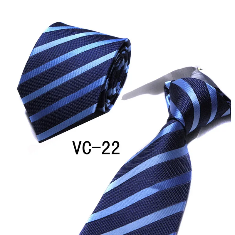 Модный Галстук Классический мужской галстук с рисунком «Шотландка» официальный деловой костюм галстуки мужские хлопковые обтягивающие тонкие галстуки Красочные галстук аксессуар для рубашек - Цвет: VC-22