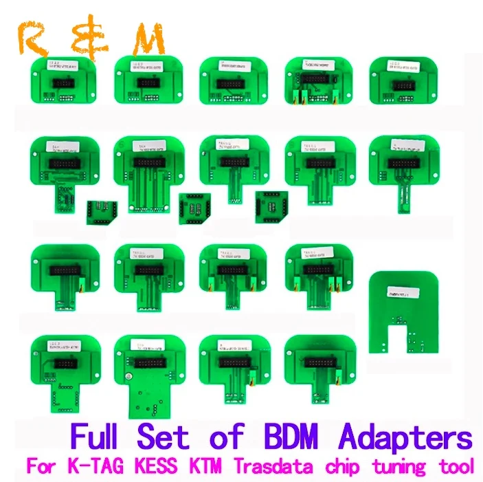 22 шт./компл. Bdm Адаптеры программатор BDM Металл для KESS v2 v5.017 KTAG KTM Dimsport Bdm зонд адаптеры полный набор светодиодный ЭБУ рампы адаптеры