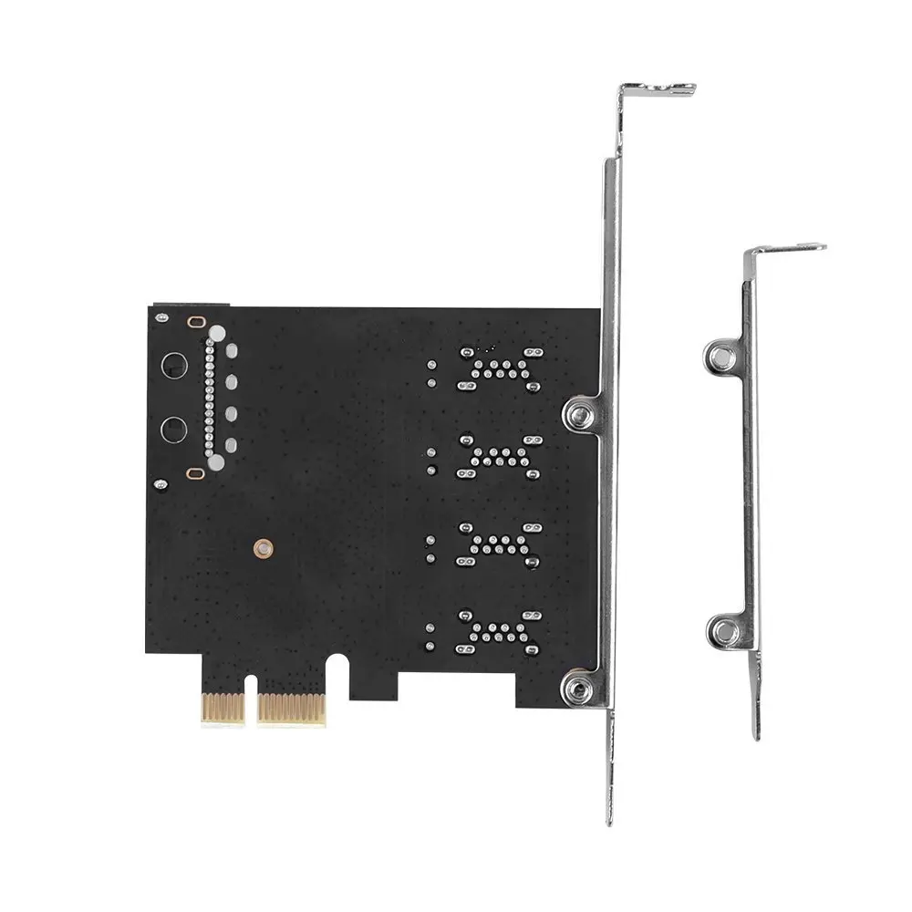  4 Ports USB 3.0 zu PCI Express Expansion Karte USB 3.0 PCI-e Controller Hub für Desktop PC mit 8 cm