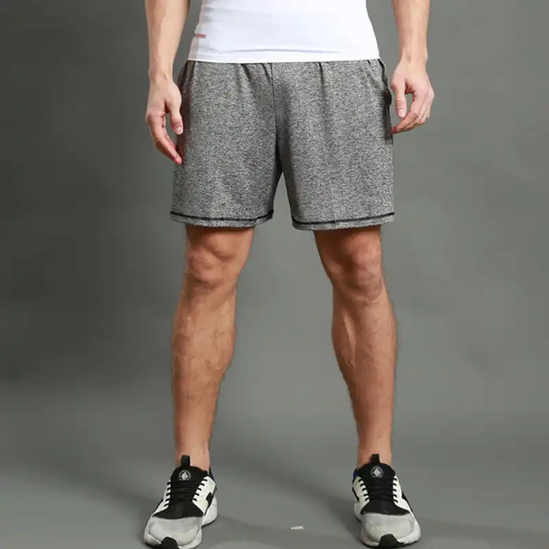 grey athletic shorts mens