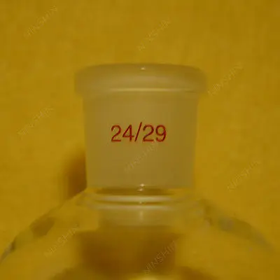 500ml,24/29,Pyriform Separatory Funnel,Straight Drop Tube,Glass Stopcock Stopper