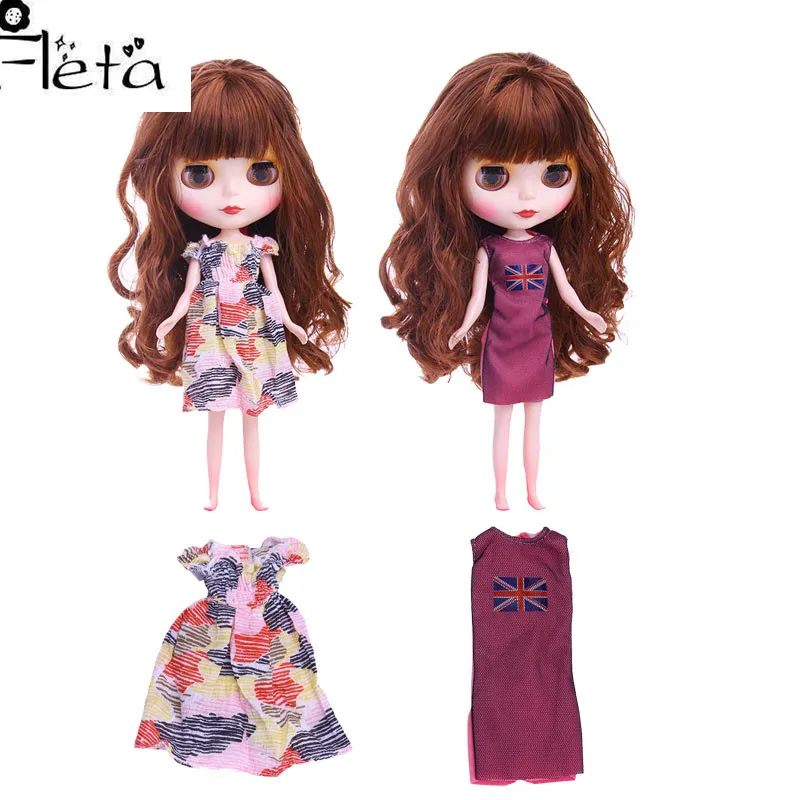 Fleta Blyth платье куклы Лучший Премиум платье для Blyth Кукла Одежда Игрушка платье для BJD кукла 1/6 30 см кукла поколение игрушек кукла