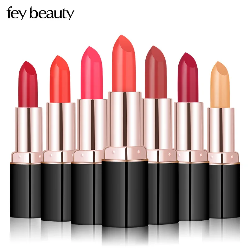 

korean lipstick velvet matter lips care makeup long lasting lipsticks Moisturizing Desalination lip pattern water proof 1pcs