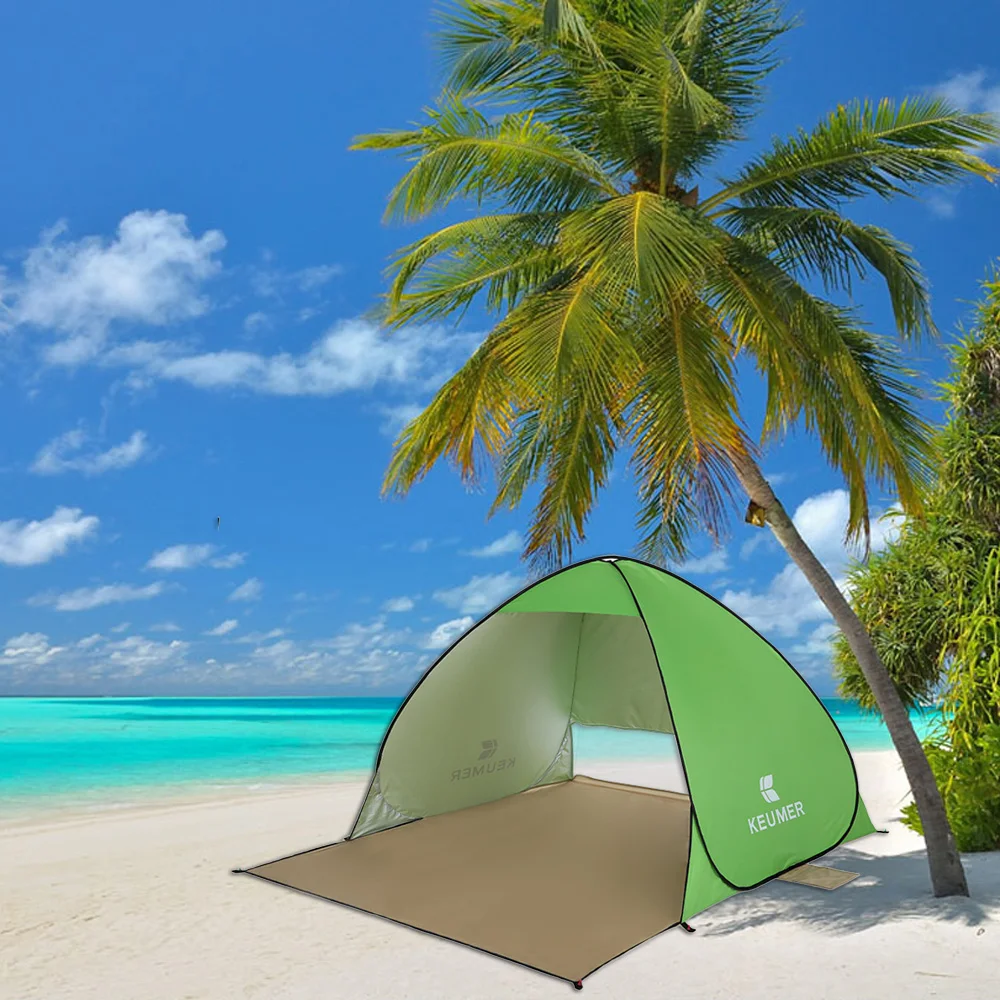 KEUMER автоматическая палатка для кемпинга корабль из RU пляжная палатка 2 человек палатка мгновенный всплывающий открытый анти уф тент палатки открытый солнцезащитный навес