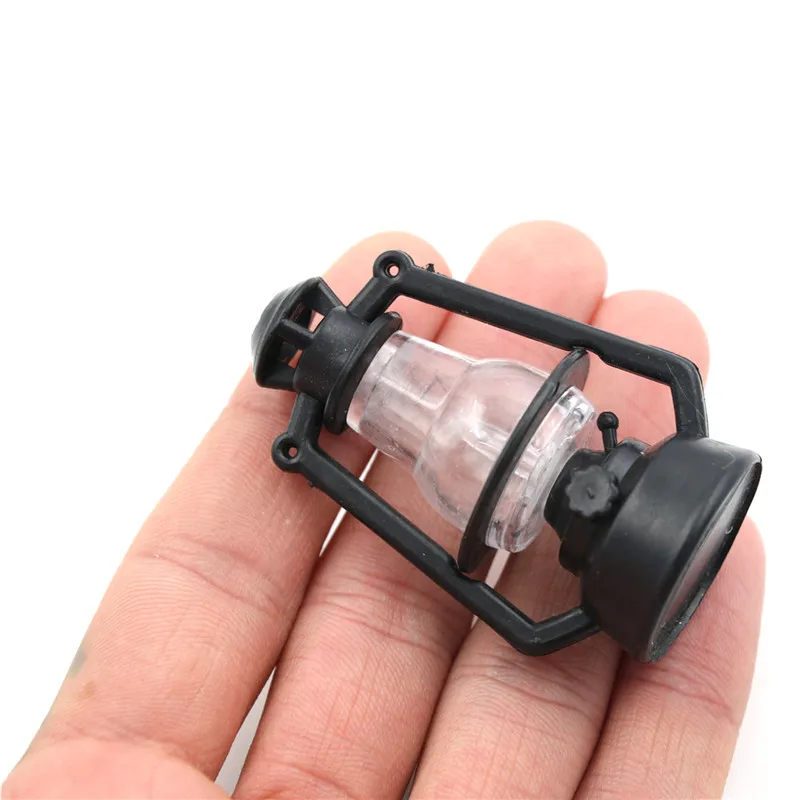 

1:12 Dollhouse children baby gift Toy mini Furniture Miniature rement black Kerosene lamp