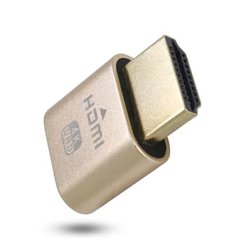 

Quevinal VGA Virtual Display Adapter HDMI DDC EDID Dummy Plug Headless Ghost Display Emulator Lock plate 4K New generation@60Hz