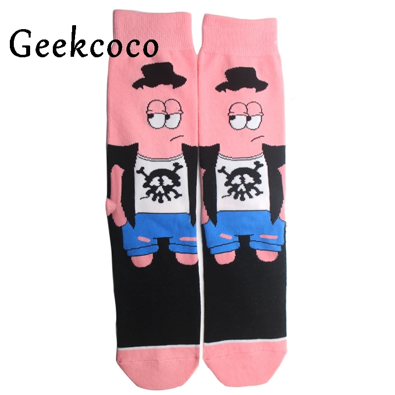 

SpongeBob SquarePants Fashion Sports Long Socks for Kid 3D Printed Stocking New Pattern Hip Hop Cotton Sock Unisex Cartoon J0417