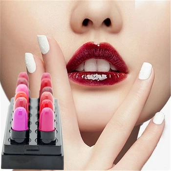 

12 Colors Lip Stick Make Up Long Lasting Bright Lipstick Lip Balm Lip Rouge on sale