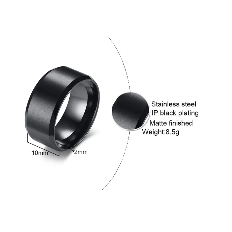 Meaeguet, гравировка, мужские вечерние кольца, индивидуальные персональные данные, кольца, обручальные кольца, ювелирные изделия из нержавеющей стали, 10 мм, размер США