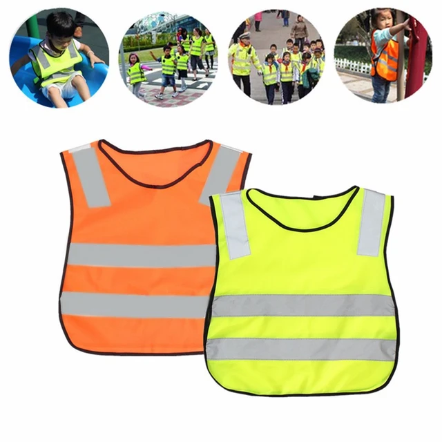 Gilets Réflecteurs en Glaçage Haute Visibilité pour Enfants