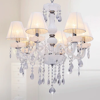 

HSHIXINMAO Modern crystal chandeliers K9 crystal lustres de cristal chandelier for living room or bedroom lighting lustre