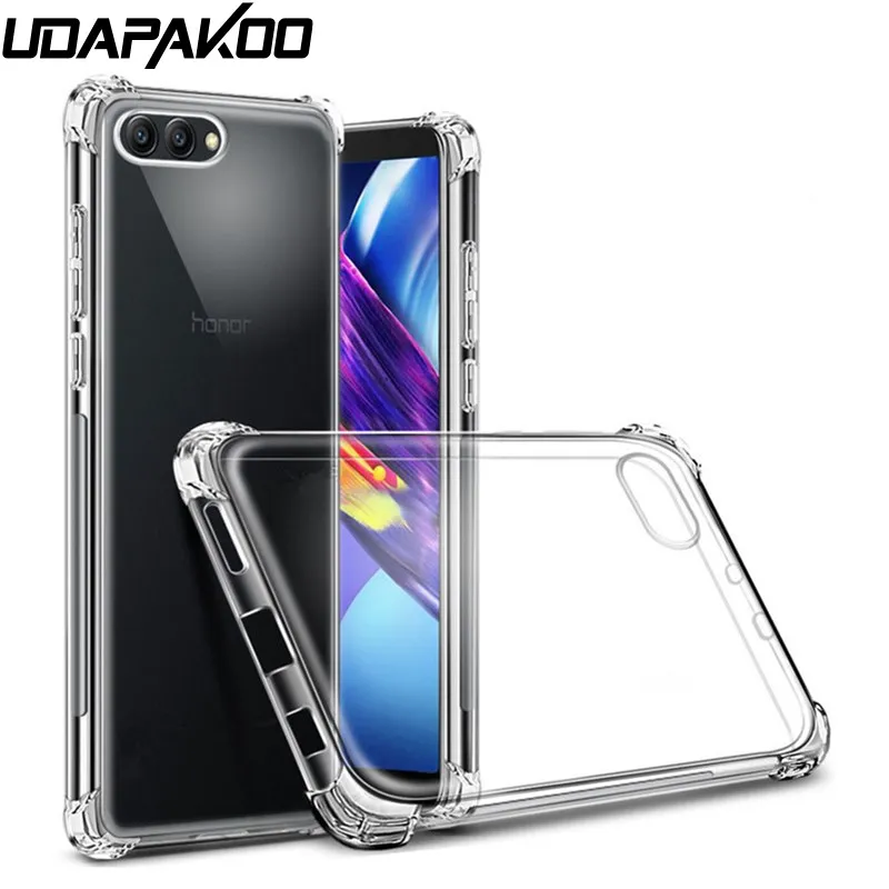 Прозрачный чехол для Huawei Y5 Y7 Prime 2018 Honor 7S V10 9 10 Lite бампер с воздушной подушкой