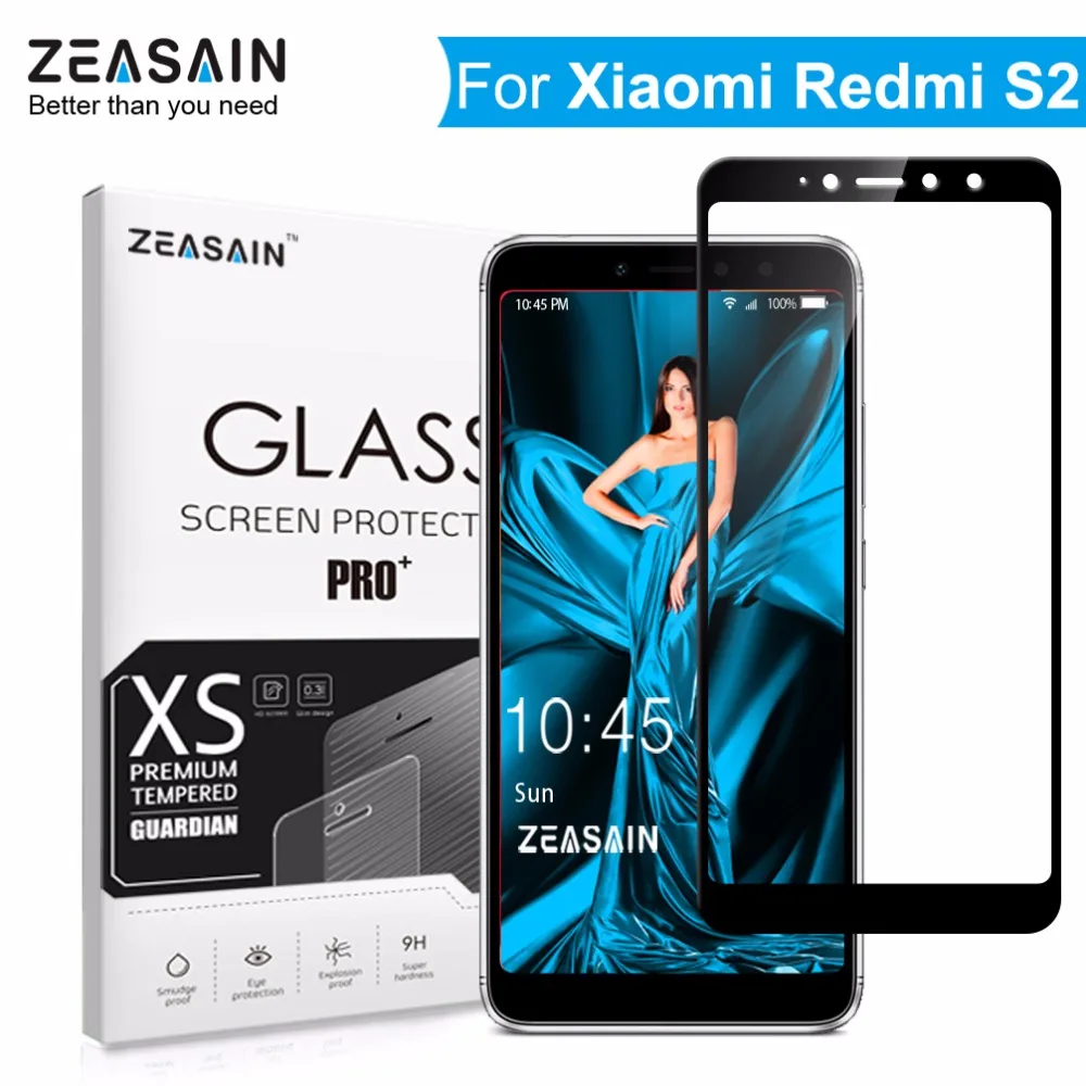 Оригинальное закаленное стекло ZEASAIN 9H для Xiaomi Redmi S2 Xiomi S 2 защита экрана 0 3 мм