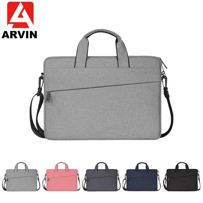Дешево Женская сумка вкладыш для ноутбука, чехол для Macbook Air Pro retina 13 14 15,6 дюймов, сумка на плечо для ноутбука, сумка для компьютера