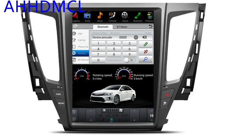 Flash Deal Car PC PAD Tesla Style Multimedia Player Android 7.1 GPS For Mitsubishi Pajero Sport L200 2WD With Air Bag Light 2016 2017 2018 1