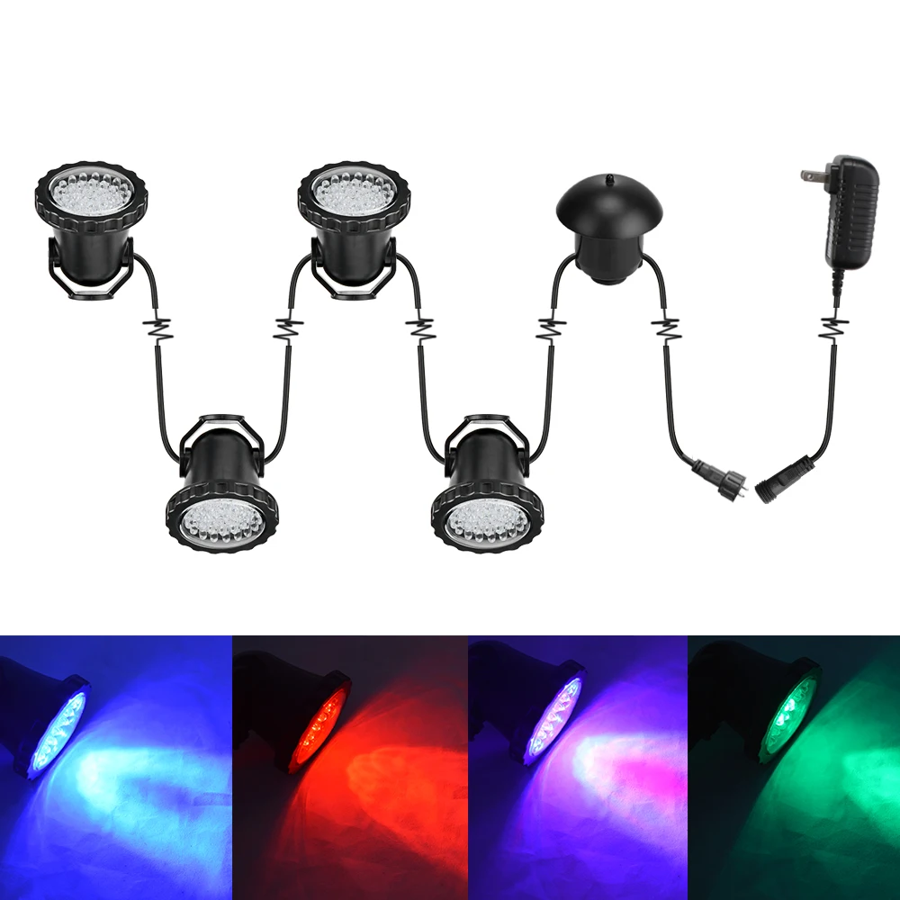 Светодиодный подводный прожектор RGB водонепроницаемый точечный светильник с