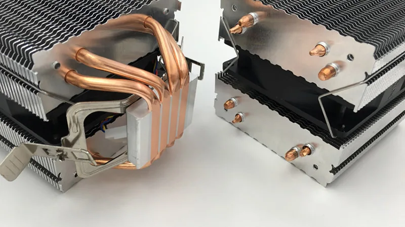 3PIN 4 тепловыми двойной вентилятор Процессор cooler 9 см Doublecooling вентилятор, поддержка AMD, Intel LGA775 1151 1366 2011 Охлаждающий радиатор