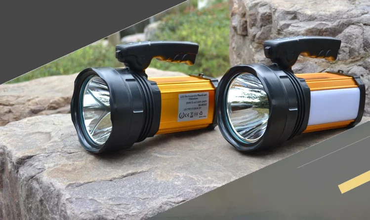Портативный мощный светодиодный прожектор с переключением передач, бликовый фонарик для охоты, рыбалки, кемпинга