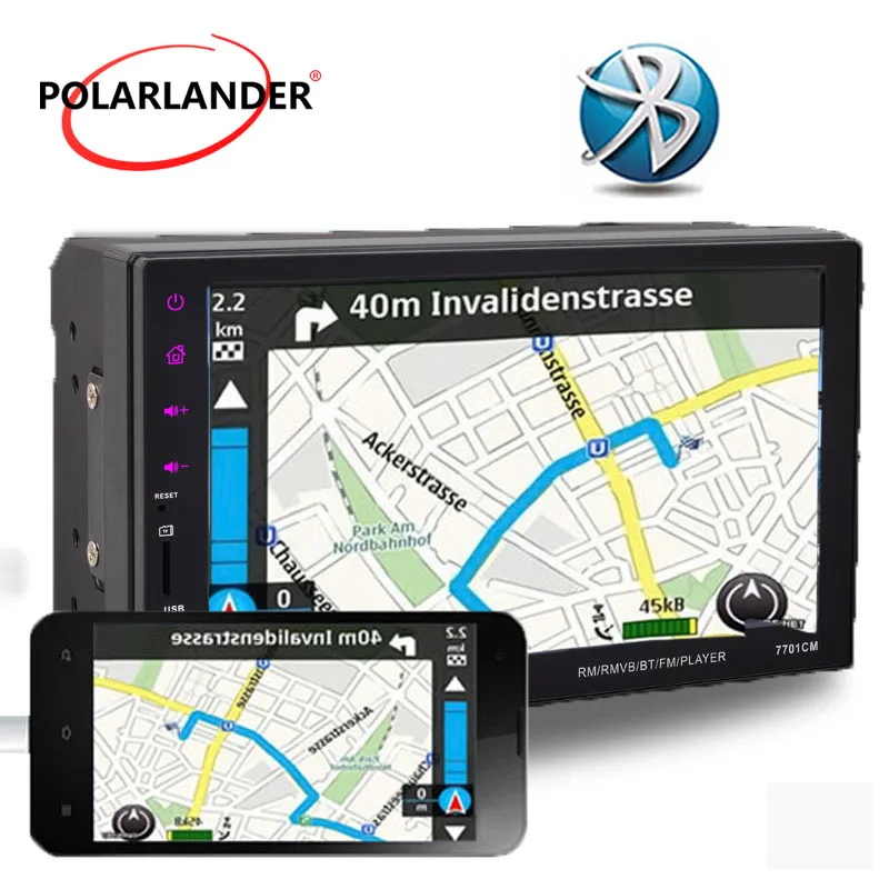 Murah SENTUH Cermin Link Layar Bluetooth MP4 Player FM TF USB Handsfree 9 Bahasa 2DIN 7 Inci Mobil Stereo MP5 Radio Player untuk Android