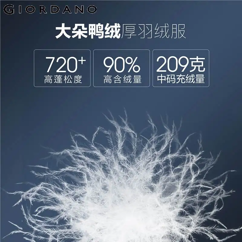 Goede Giordano Vrouwen 90% Down Jacket Winter Waterdicht Vrouwen Down Jas Machine Wasbaar Moncler Femme Lange Lengte Chaqueta Mujer