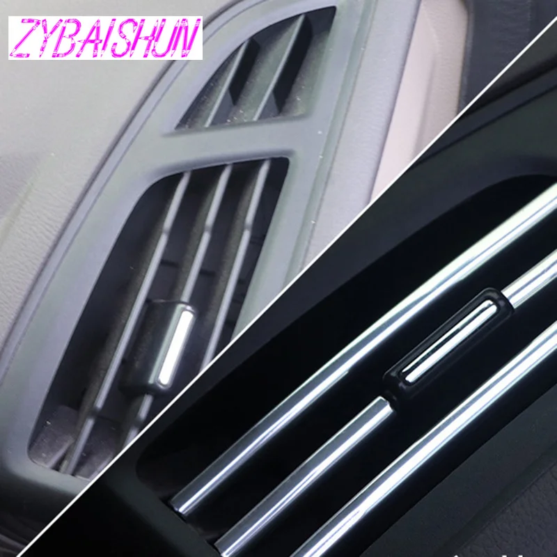 

3 m U Style DIY Cabin Air Conditioner Exit Ventilation Grill Chrome Decoration Strip for Mazda 2 3 5 6 CX5 CX7 CX9 Atenza Axela