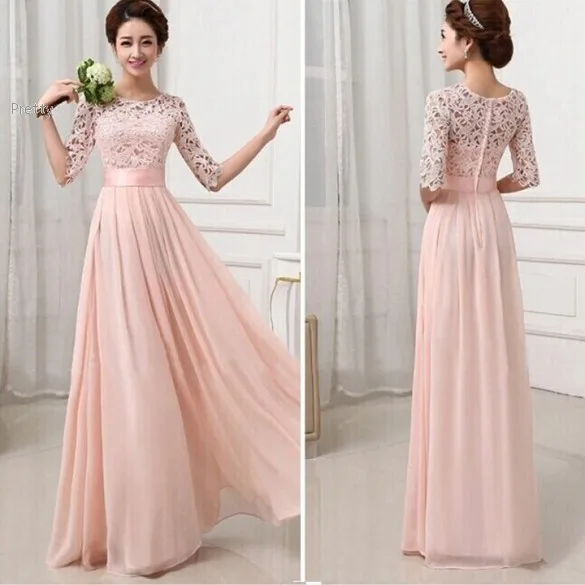 casual evening dresses with sleeves
