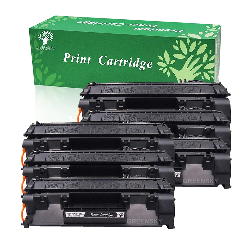 6X CE505A 05A Toner Cartridge For HP LaserJet P2035 P2035n P2050 P2055dn P2055x