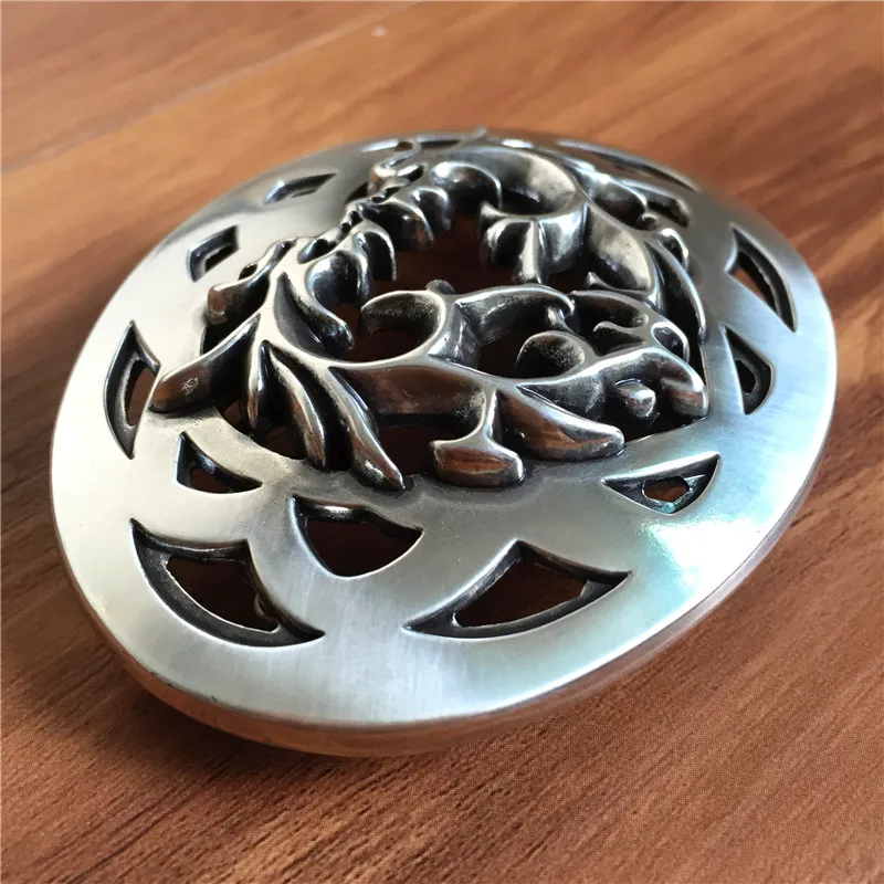 Thick Genuine Leather Metal Belt Buckle (4)