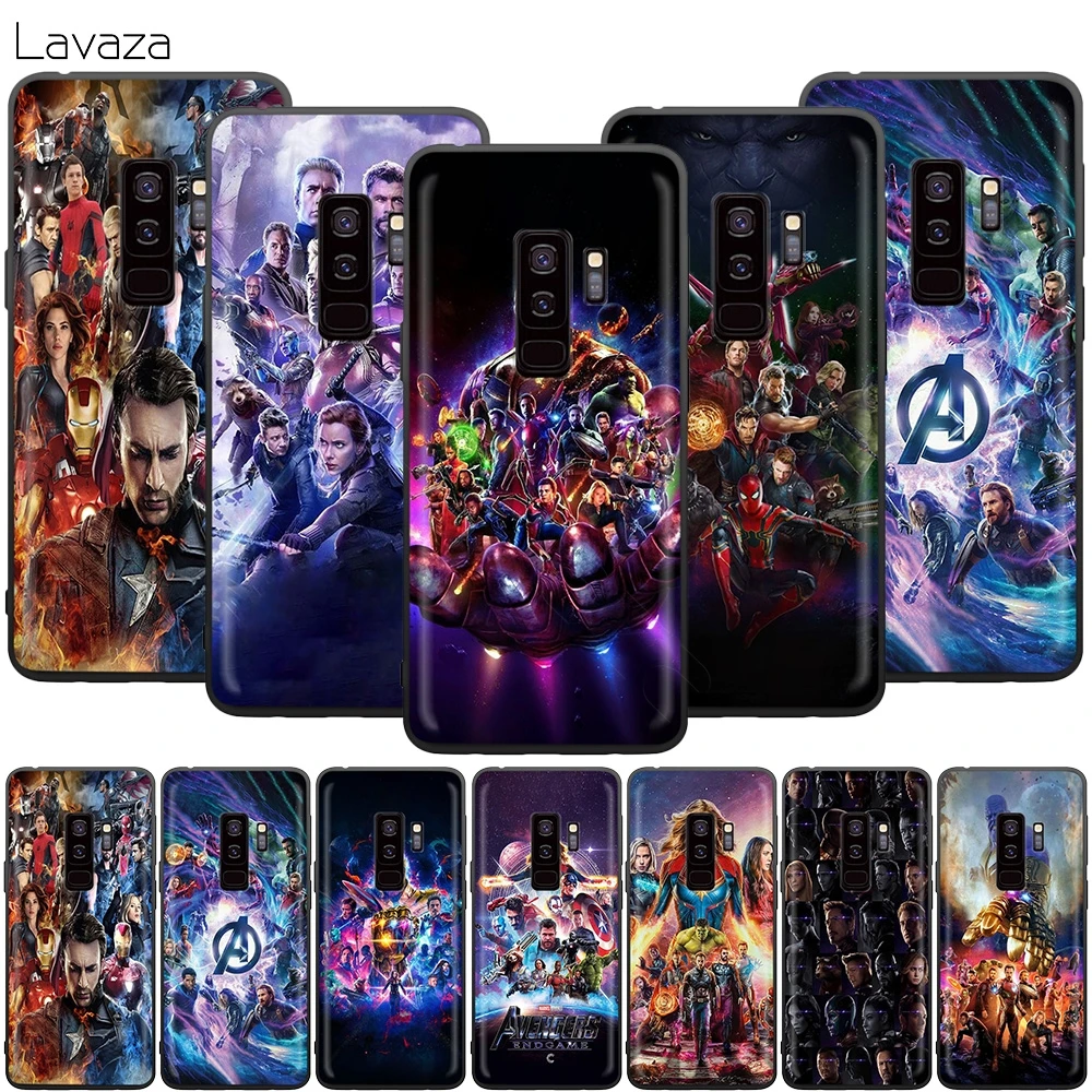 

Lavaza Marvel Super heroes Avengers Case for Samsung Galaxy J6 A9 A8 A7 A70 A6 A5 A50 A40 A30 A3 A10 2018