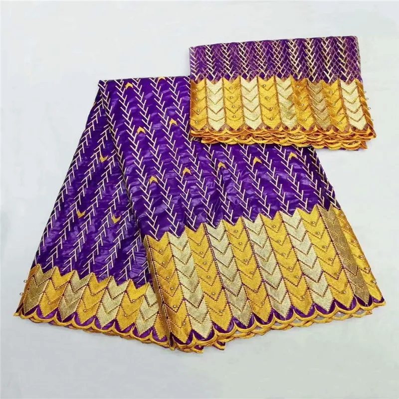 

New arrival african bazin riche getzner fabric with beads cord lace fabric african guinea brocade fabric for wedding KY072032