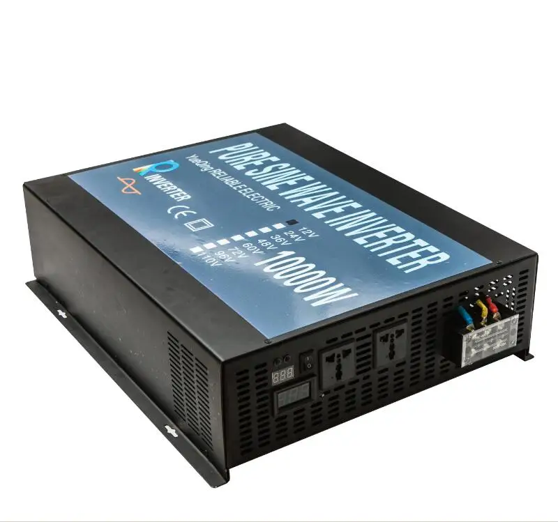 20000W Peak Pure Sine Wave Power Inverter 10000W 12V DC to 220V AC