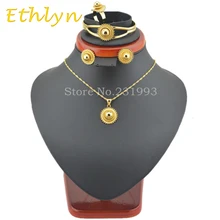 Ethlyn эфиопские ювелирные изделия золотого цвета, африканские/Суданские/нигерийские/кенийские Свадебные Ювелирные наборы, модные свадебные ювелирные наборы