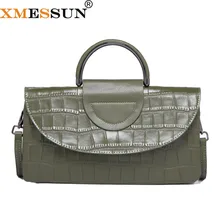 Xmessun из натуральной кожи с узором «крокодиловая кожаные клатчи новые женские сумки через плечо женские сумки-клатчи Прямая H139