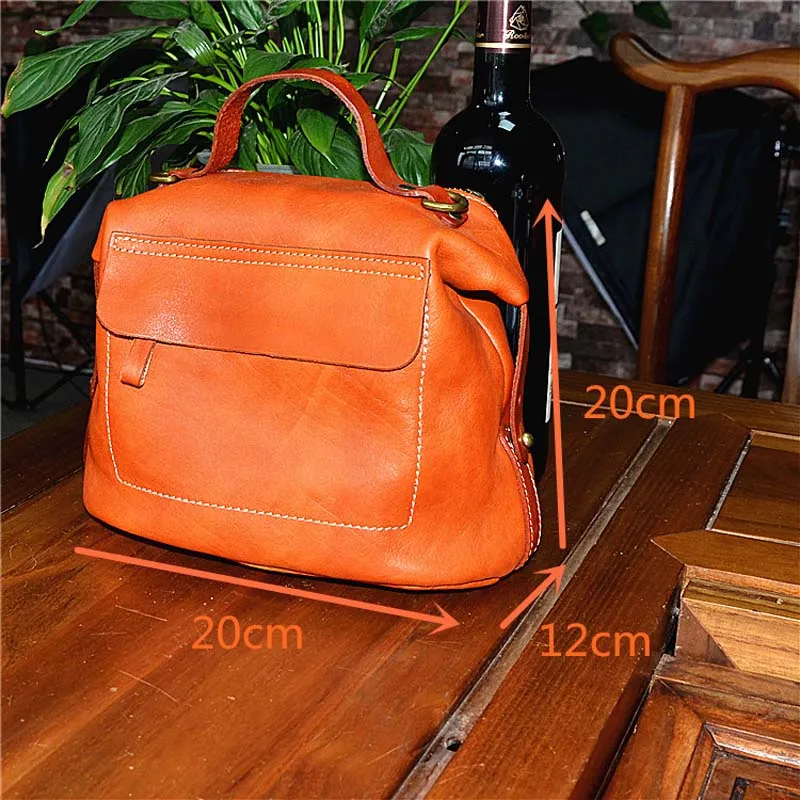 AETOO New factory retro handmade bag Vegetable tanned female bag versatile portable messenger bag
