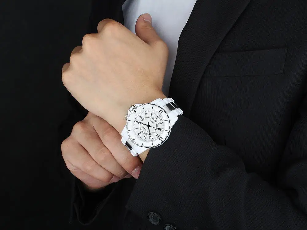 

HobbyLane OHSEN Men Women Fashion Waterproof Noctilucence Quartz Watch