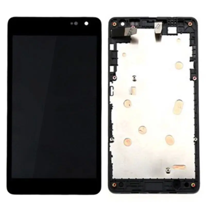 Assembly For Microsoft Lumia 535 2S Black LCD Display Touch Screen Digitizer Assembly Frame in stock