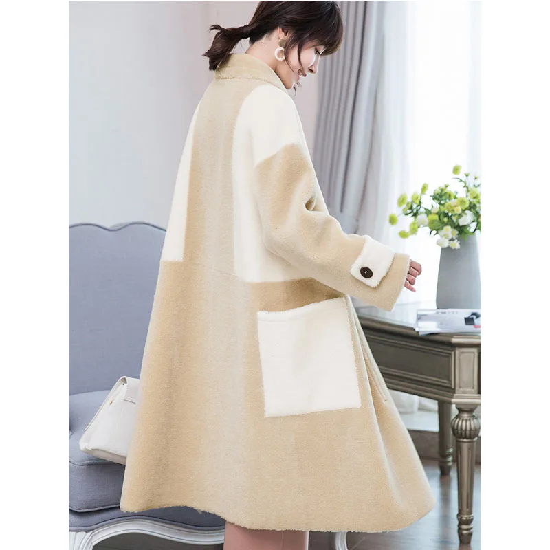 Automne Vêtements Hiver Coréen Daim Camel Manteau Zt923 De Femme Femmes Vintage Fourrure En 100Laine 2018 Doublure Veste Réel tsQxdrCh