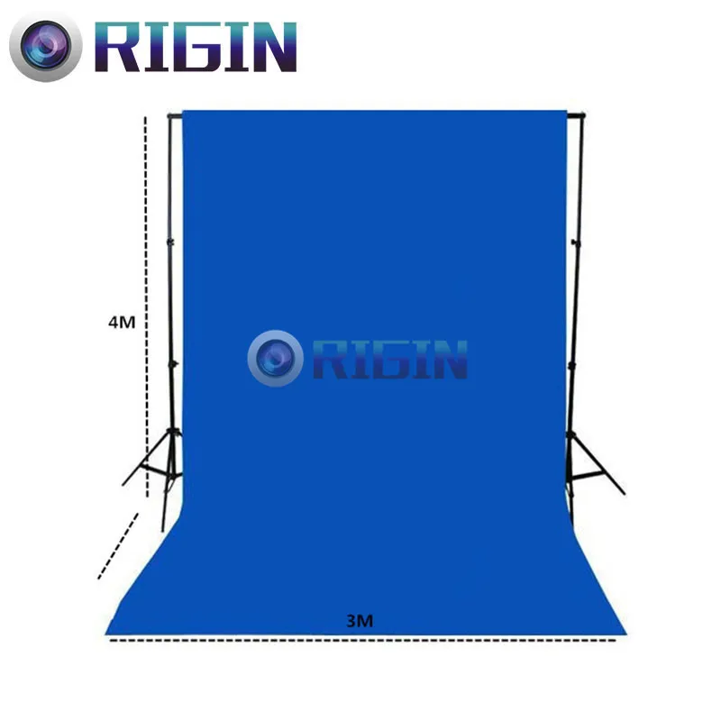 

Blue Color 4m*3m Portrait background non-woven cloth photo background cloth photography background cloth