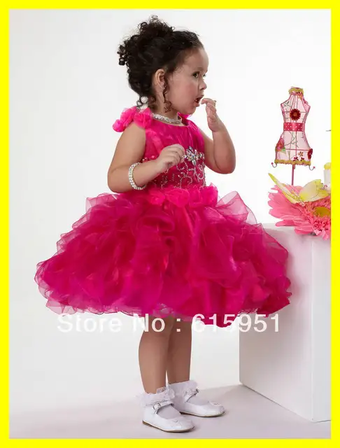 Burnt Orange Flower Girl Dress