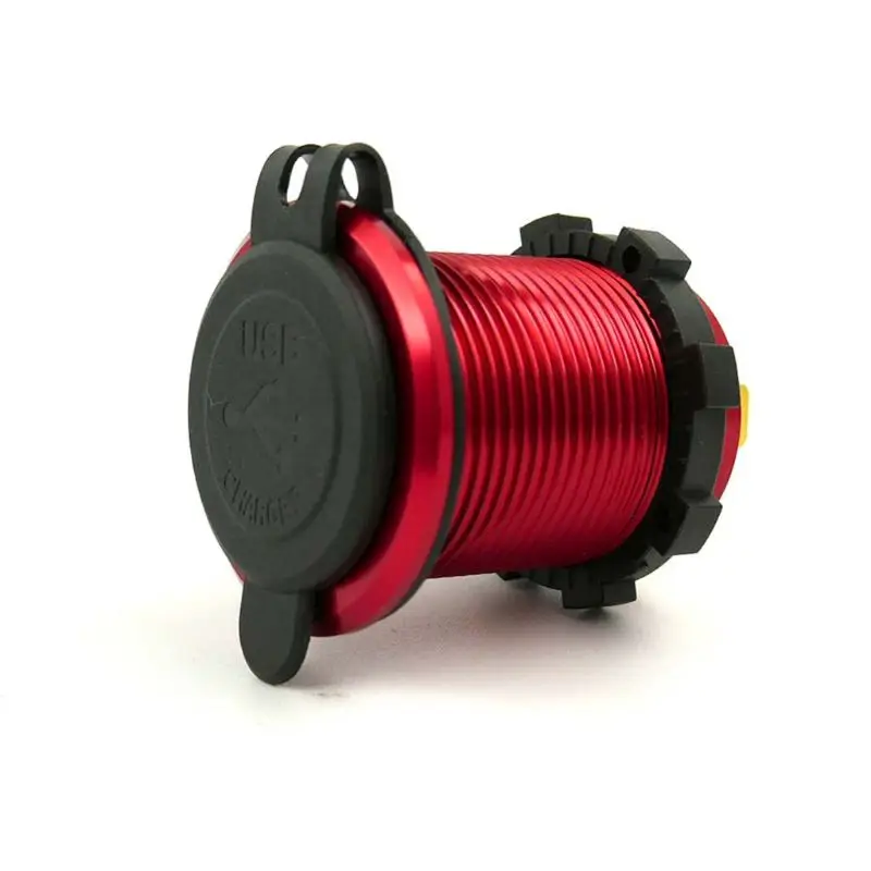 الألومنيوم 12 V 24 V QC 3.0 دراجة نارية قارب سيارة شاحن USB مزدوج محول ل كمبيوتر لوحي (تابلت) وهاتف ذكي GPS الألومنيوم 12 V 24 V QC 3.0 دراجة نارية قارب سيارة شاحن USB مزدوج محول ل كمبيوتر لوحي (تابلت) وهاتف ذكي GPS
