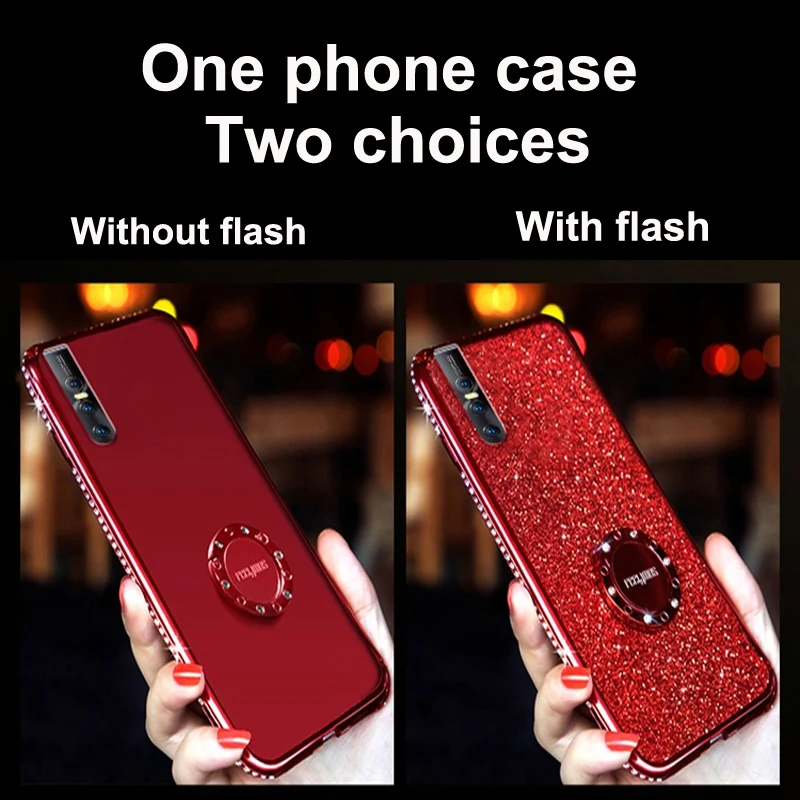 Shining Bling Glitter Diamond Soft Phone Case For vivo V15 V15Pro cases back cover vivoV15 Pro phone cover For vivo V15 Pro bag