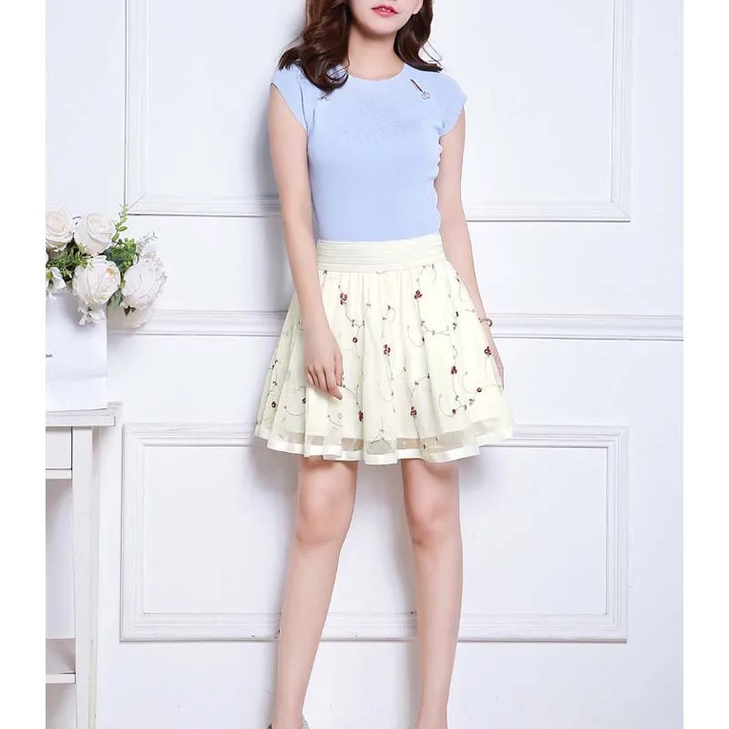 2018_printed_floral_A-line_skirt_mini_black_white_women_skirts_summer_flared_tutu_sexy_midi_plus_size_girl_clothes_Femmem_20