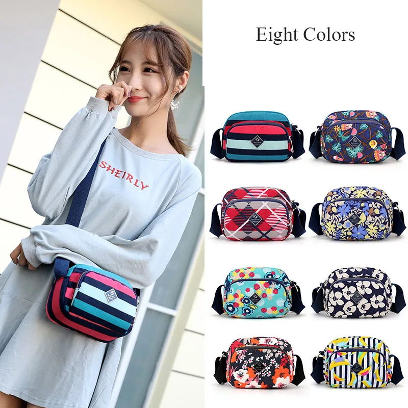 

Travel Shoulder Mother Mom Nylon Bag Totes Fashion For Ladies Mummy Outdoor Traveling Messenger Bags Handbag Diaper Bag 8 Colors