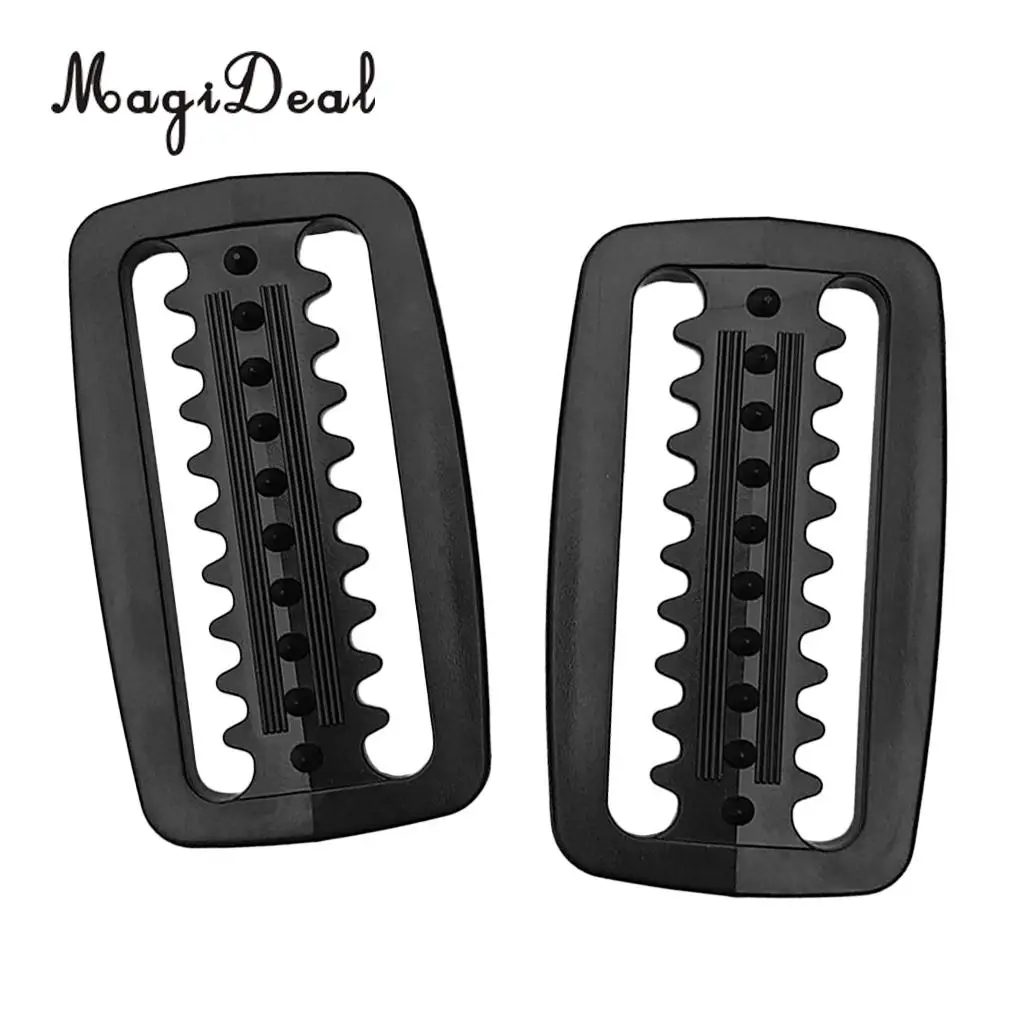 MagiDeal 2Pcs 2 inch Universal Weight Belt Keeper Retainer Stopper Slider for Underwater Scuba Diving Snorkeling Free Diving
