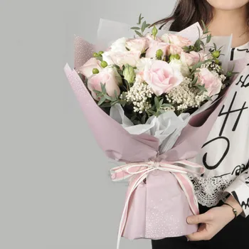 

Korean Flower Wrapping Paper Kraft Paper Gift Wrapping Package Forist Bouquet Material Florist Supplies Party Decoration 20pcs