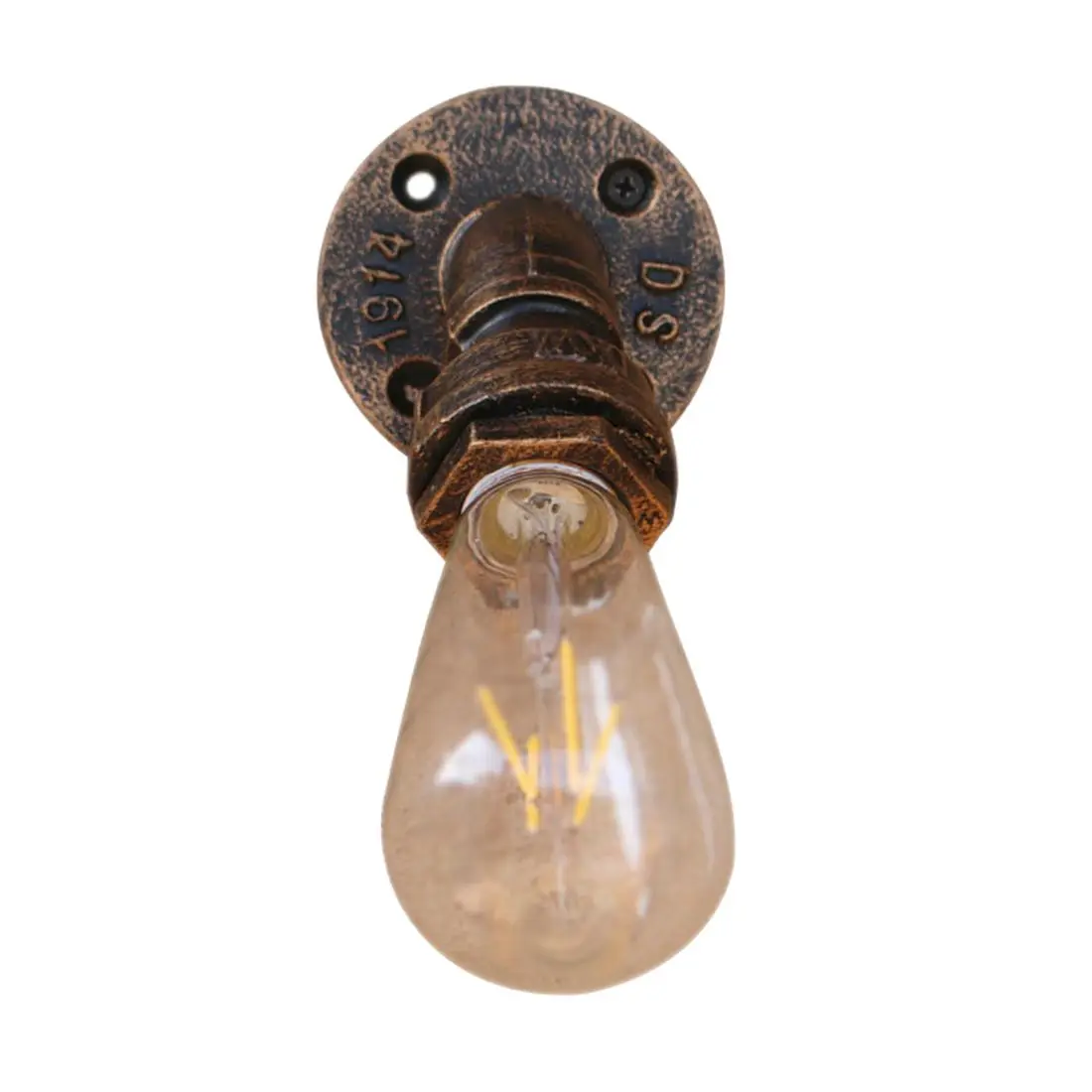 

Wall Lamp BG801 Retro Industrial Simple 110V-240V Antique Iron Pipe Small Loft Light Bar Retro European and American Cafe Deco