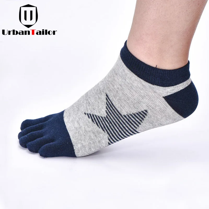 Brand Men Five Toe Fashion Socks Male Casual Combed Cotton Funny Socks
