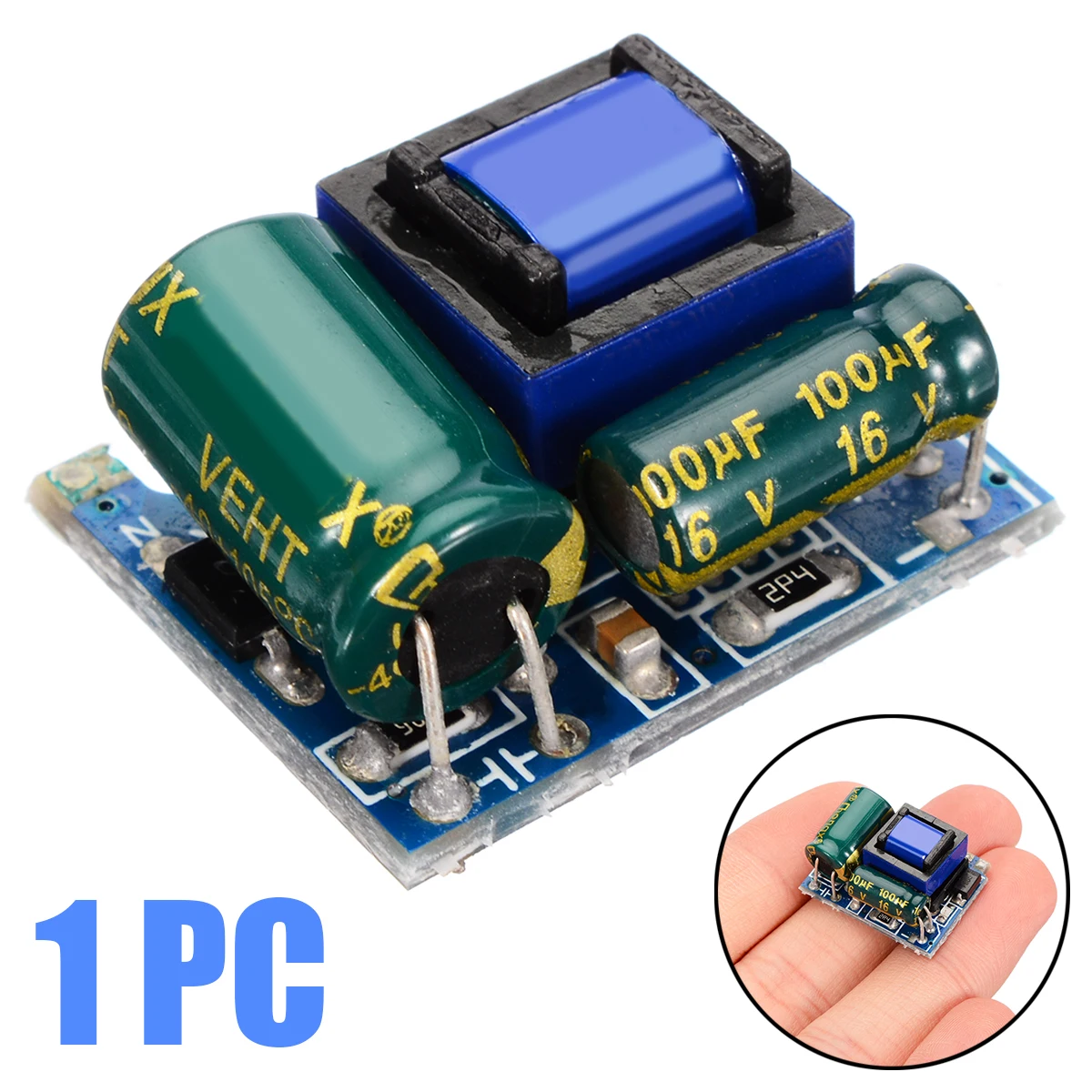 1pc AC-DC Converter 110V 220V 230V to 12V Isolated Switching Power Supply Board 23.5x16x13.5mm AC-DC Power Module